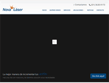 Tablet Screenshot of nova-laser.com